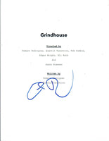 Eli Roth Signed Autographed GRINDHOUSE Movie Script COA VD