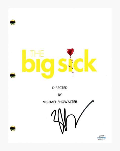 Zoe Kazan Signed Autographed The Big Sick Movie Script Full Screenplay ACOA COA