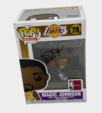 Magic Johnson Signed Autographed Funko Pop Figure Los Angeles Lakers Beckett COA