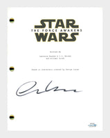 Oscar Isaac Signed Autographed Star Wars The Force Awakens Movie Script ACOA COA