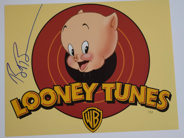 Bob Bergen Signed Autograph 11x14 Photo Voice Actor Porky Pig COA