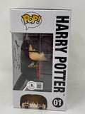 Daniel Radcliffe Harry Potter Signed Autograph Funko Pop #01 Beckett COA