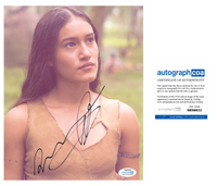 Q'orianka Kilcher Signed Autograph 8x10 Photo The New World Yellowstone ACOA COA