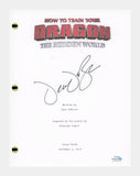 Dean DeBlois Signed How To Train Your Dragon The Hidden World Script ACOA COA