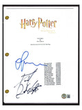 Daniel Radcliffe Rupert Grint Signed Harry Potter Sorcerers Stone Script BAS COA