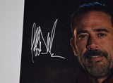 Jeffrey Dean Morgan Signed 11x14 Photo The Walking Dead Negan Beckett BAS COA