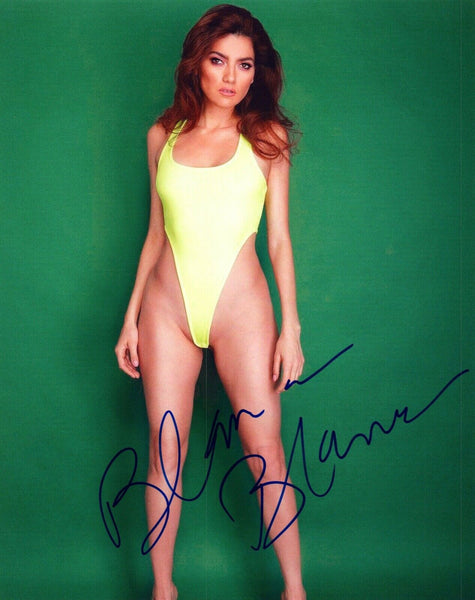 Blanca Blanco Signed Autographed 8x10 Photo Sexy Model Actress COA
