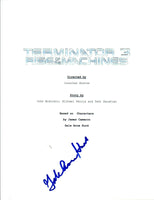 Gale Ann Hurd Signed Autographed TERMINATOR 3 RISE OF THE MACHINES Script COA VD