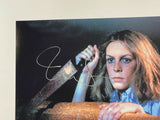 Jamie Lee Curtis Signed Autographed 11x17 Poster Photo Halloween COA