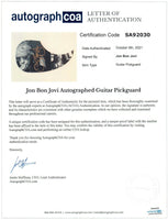 Jon Bon Jovi Signed Autographed Full Size Acoustic Guitar Bon Jovi ACOA COA