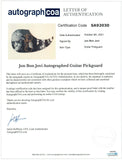 Jon Bon Jovi Signed Autographed Full Size Acoustic Guitar Bon Jovi ACOA COA