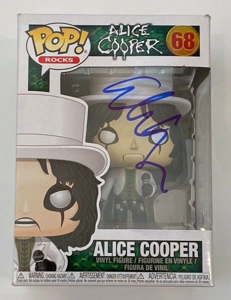 Alice Cooper Signed Autographed Funko Pop Rocks Figure #68 Beckett BAS COA