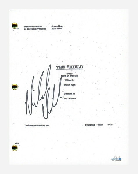 Michael Chiklis Signed Autographed THE SHIELD Pilot Episode Script ACOA COA