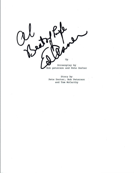 Ed Asner Signed Autographed UP Full Movie Script COA VD