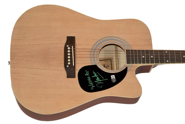 Weird Al Yankovic Signed Autograph Full Size Acoustic Guitar Beckett COA