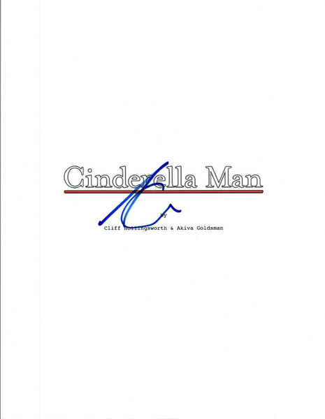 Akiva Goldsman Signed Autographed CINDERELLA MAN Movie Script COA VD