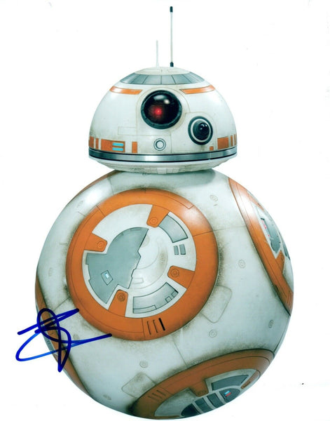 Ben Schwartz Signed Autograph 8x10 Photo Star Wars The Force Awakens BB-8 COA