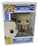 Lance Bass Signed Autograph Nsync Funko Pop Rocks #113 Figure Beckett COA