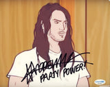 Andrew W.K. WK Signed Autograph 8x10 Photo Aqua Teen Hunger Force ACOA COA