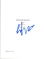 Ed Weeks Signed Autographed THE MINDY PROJECT Pilot Episode Script COA VD