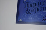 Van Morrison Signed Autograph Three Chords And The Truth Lithograph Beckett COA