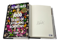 Ai Weiwei Signed 1000 Years of Joys and Sorrows 1st Edition Book Beckett COA