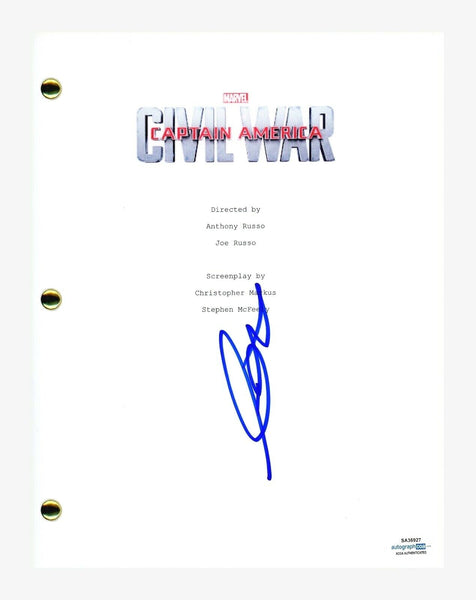Daniel Bruhl Signed Autographed Captain America Civil War Movie Script ACOA COA