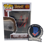 Corey Taylor Signed Autographed Funko Pop #177 Slipknot Stone Sour Beckett COA