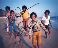 Tito Jackson & Jackie Jackson Signed Autographed 8x10 Photo The Jackson 5 COA VD