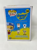 Seth MacFarlane Signed Autograph Funko Pop Family Guy Ray Gun Stewie Beckett COA