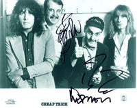 Cheap Trick Signed 8x10 Photo Robin Zander Rick Nielsen Tom Petersson ACOA COA