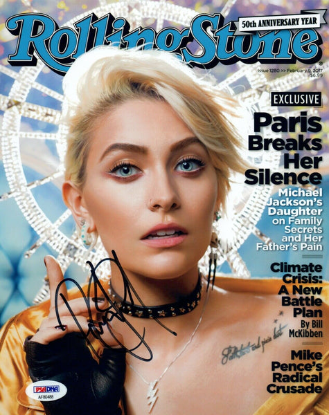 Paris Jackson Signed Autographed 8x10 Photo Michael's Daughter PSA/DNA COA