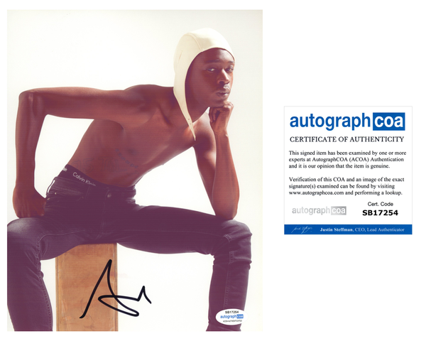 Ashton Sanders Signed Autographed 8x10 Photo Moonlight Actor Shirtless ACOA COA