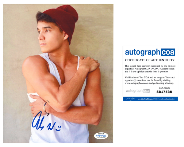 Alex Wassabi Signed Autograph 8x10 Photo YouTube Star ACOA COA