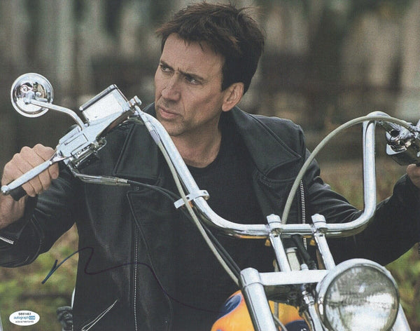 Nicolas Cage Signed Autographed 11x14 Photo Ghost Rider Nic ACOA COA