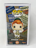Conan O'Brien Signed Autograph Funko Pop #21 Conan Without Boarders Beckett COA