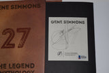 Gene Simmons Signed 27 The Legend & Mythology HC Book Kiss Beckett COA
