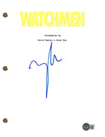 Zack Snyder Signed Autograph Watchmen Full Movie Script Screenplay Beckett COA