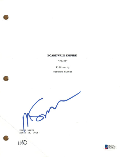 Martin Scorsese Signed Autograph Boardwalk Empire Full Pilot Script Beckett COA