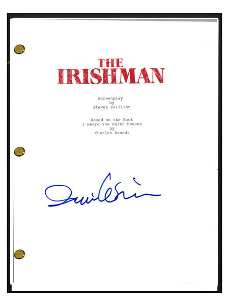Irwin Winkler Signed Autographed THE IRISHMAN Movie Script Producer COA AB