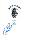 Kristen Renton Signed Autographed SONS OF ANARCHY  Pilot Episode Script COA VD