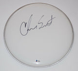 Chad Smith Signed Autographed 12" Drumhead THE RED HOT CHILI PEPPERS BAS COA