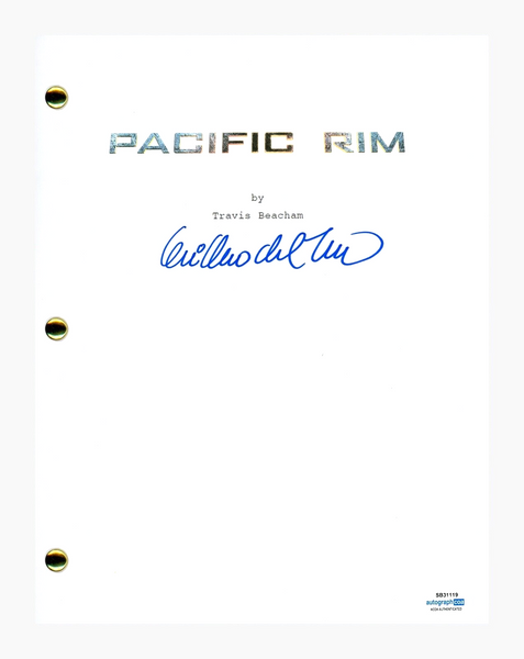 Guillermo Del Toro Signed Autographed Pacific Rim Script Screenplay ACOA COA