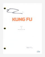 Eddie Liu Signed Autographed Kung Fu Pilot Episode Script Screenplay ACOA COA