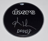 John Densmore Signed Autographed 10" Drumhead The Doors Beckett BAS COA