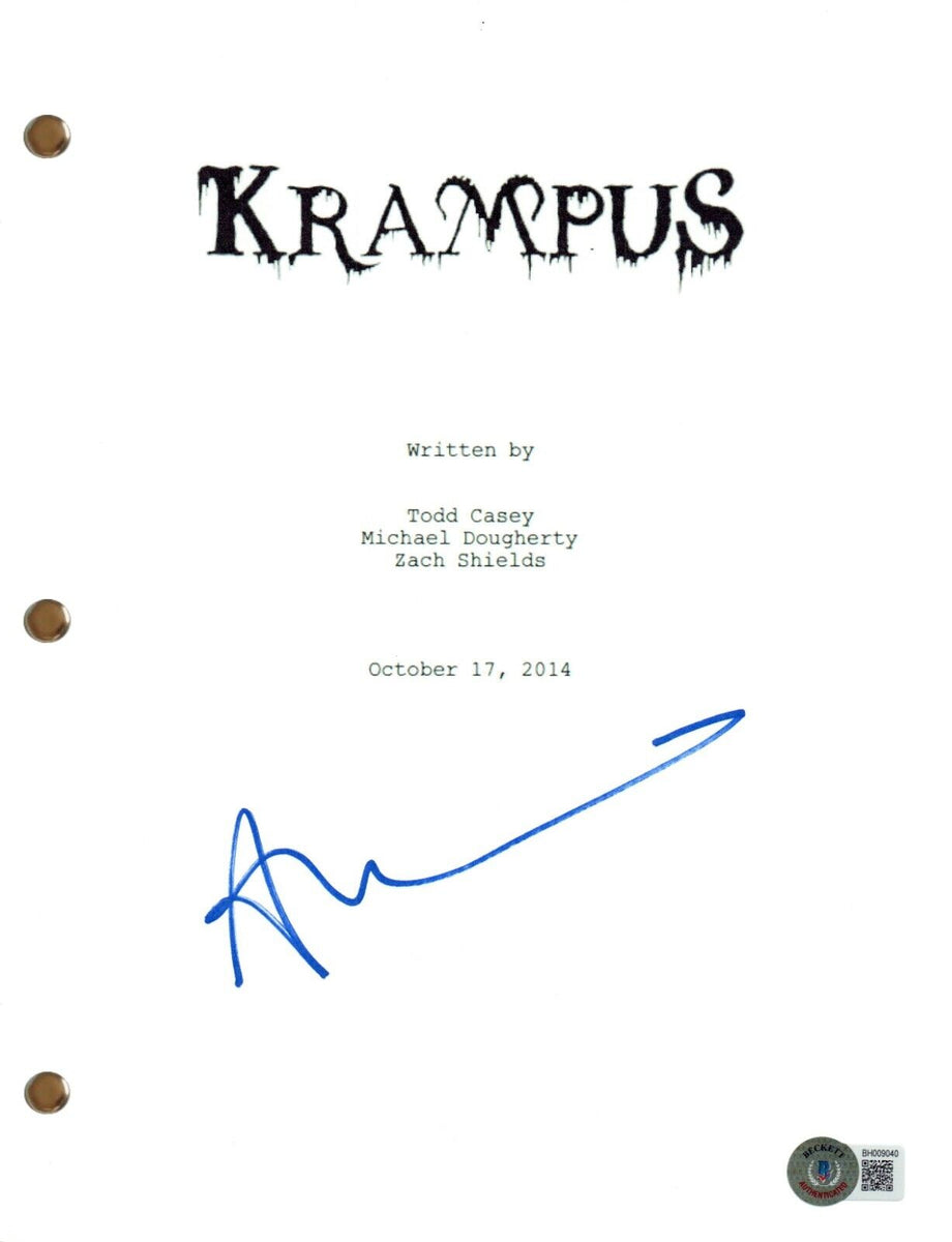 Allison Tolman Signed Autograph Krampus Full Movie Script Horror Becke ...