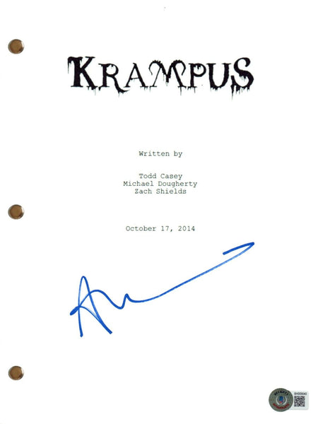 Allison Tolman Signed Autograph Krampus Full Movie Script Horror Beckett COA