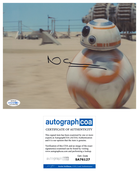 Neal Scanlan Signed Autographed 8x10 Photo Star Wars The Force Awakens ACOA COA