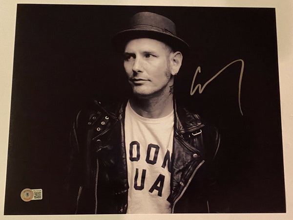 Corey Taylor Signed Autograph 11x14 Photo Slipknot Stone Sour Proof Beckett COA