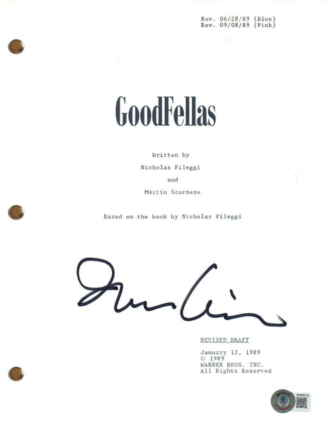 Irwin Winkler Signed Autograph Goodfellas Movie Script Film Producer Beckett COA